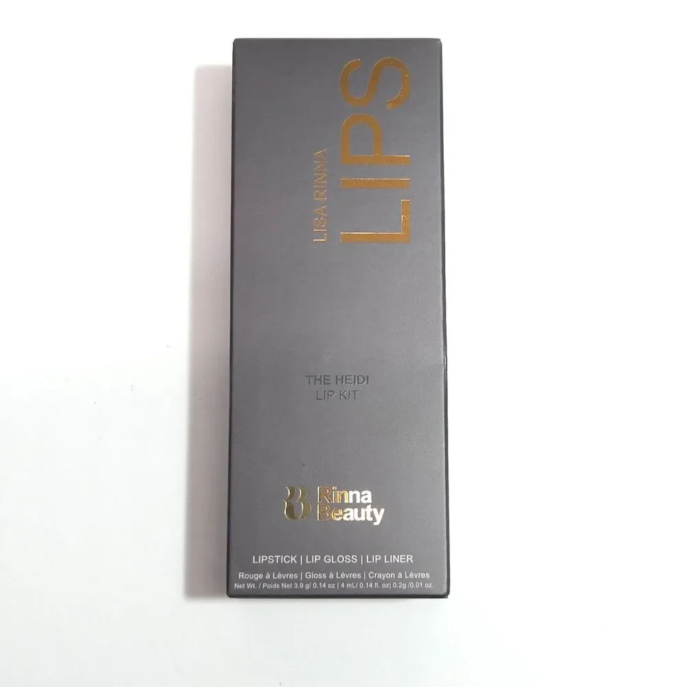 Rinna Beauty The Heidi Lip Kit Lipstick Lip Gloss Lip Liner NIB